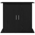Soporte para acuario de madera de roble negro 81x36x73