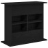 Soporte para acuario de madera de roble negro 81x36x73
