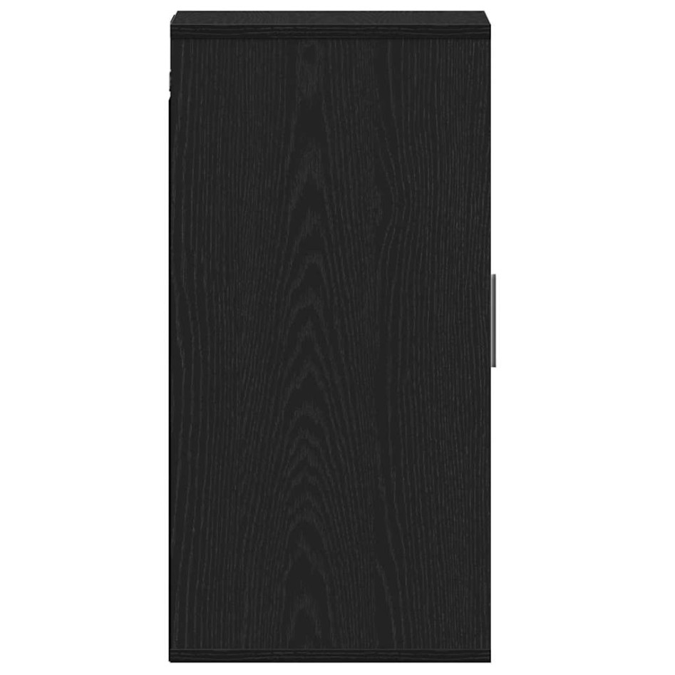 Zapateros 2 uds roble negro 32x35x70 cm madera de