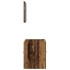 Juego de muebles de baño 2 piezas madera ingeniería
