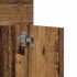 Juego de muebles de baño 2 piezas madera ingeniería