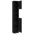 Mueble de baño de madera de roble negro 32x25,5x190