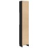 Mueble de baño de madera de roble negro 32x25,5x190