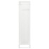 Leñero blanco 25x25x100 cm Acero laminado en