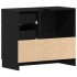 Mueble para lavabo de roble negro 63x30x54