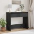 Mesa consola roble negro 89x41x76,5 cm madera de