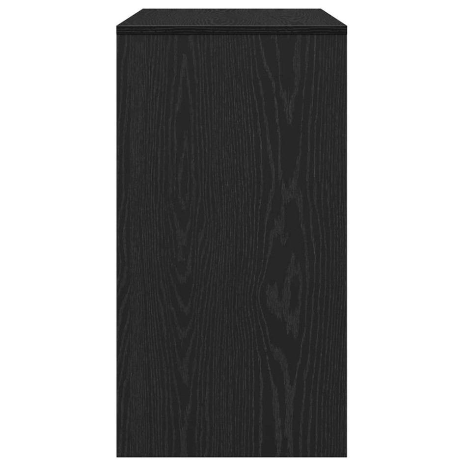 Mesa consola roble negro 89x41x76,5 cm madera de