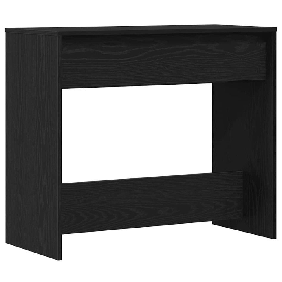 Mesa consola roble negro 89x41x76,5 cm madera de