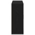 Aparador roble negro 91x29,5x75 cm madera de
