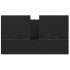Mueble de baño con lavabo y cajones roble negro 60x34,5x60