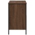 Mueble de baño con lavabo de roble marrón 60x34,5x60