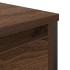 Mueble de baño con lavabo de roble marrón 60x34,5x60
