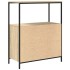 Mueble de baño con estantes roble Sonoma 76,5x35x95
