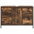 Mueble de lavabo con cajones roble ahumado 90x34,5x60
