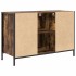 Mueble de lavabo con cajones roble ahumado 90x34,5x60