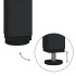 Mueble de lavabo con cajones roble ahumado 90x34,5x60