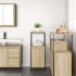 Mueble de baño con estantes roble Sonoma 36x35x95