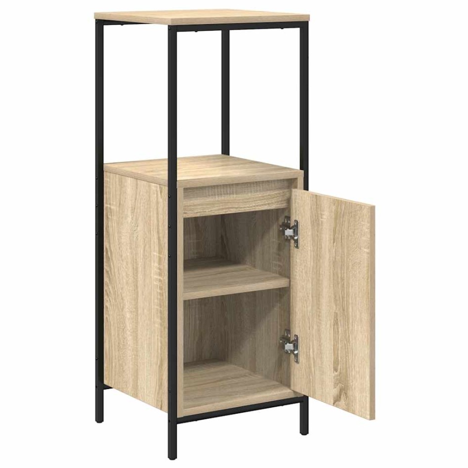 Mueble de baño con estantes roble Sonoma 36x35x95