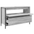 Mueble de baño con lavabo y cajones gris Sonoma 90x34,5x60