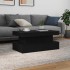 Mesa de centro con luces LED roble negro 90x50x40