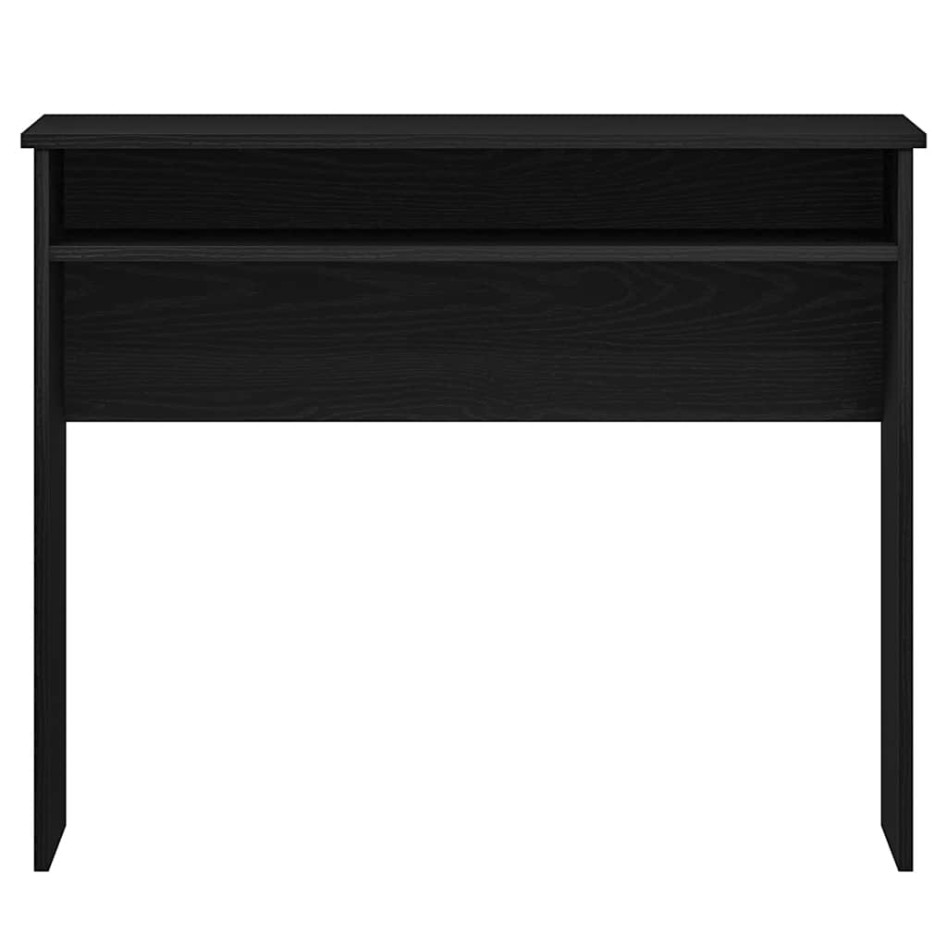 Escritorio roble negro 90x50x74 cm madera de