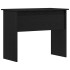 Escritorio roble negro 90x50x74 cm madera de
