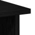 Escritorio roble negro 90x50x74 cm madera de