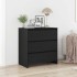Aparador de madera de roble negro 70x41x75