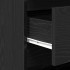 Aparador de madera de roble negro 70x41x75