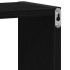 Estantes cúbicos de pared  6 uds roble negro 30x15x30