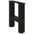 Patas de mesa de centro negro 2uds acero 40x(30-31)