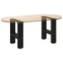 Patas de mesa de centro negro 2uds acero 40x(30-31)