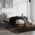 Estructura cama sin colchón madera roble ahumado 75x190