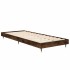 Estructura cama sin colchón madera roble ahumado 75x190