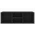 Banco zapatero de madera contrachapada negro 105x35x35