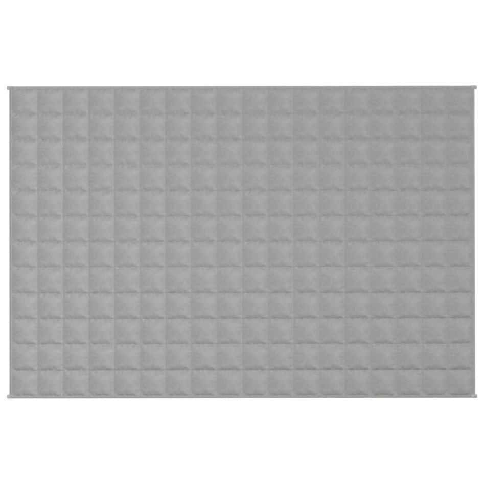 Manta con peso tela gris 122x183 cm 5