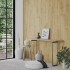 Paneles de pared con aspecto de madera PVC marrón 4,12