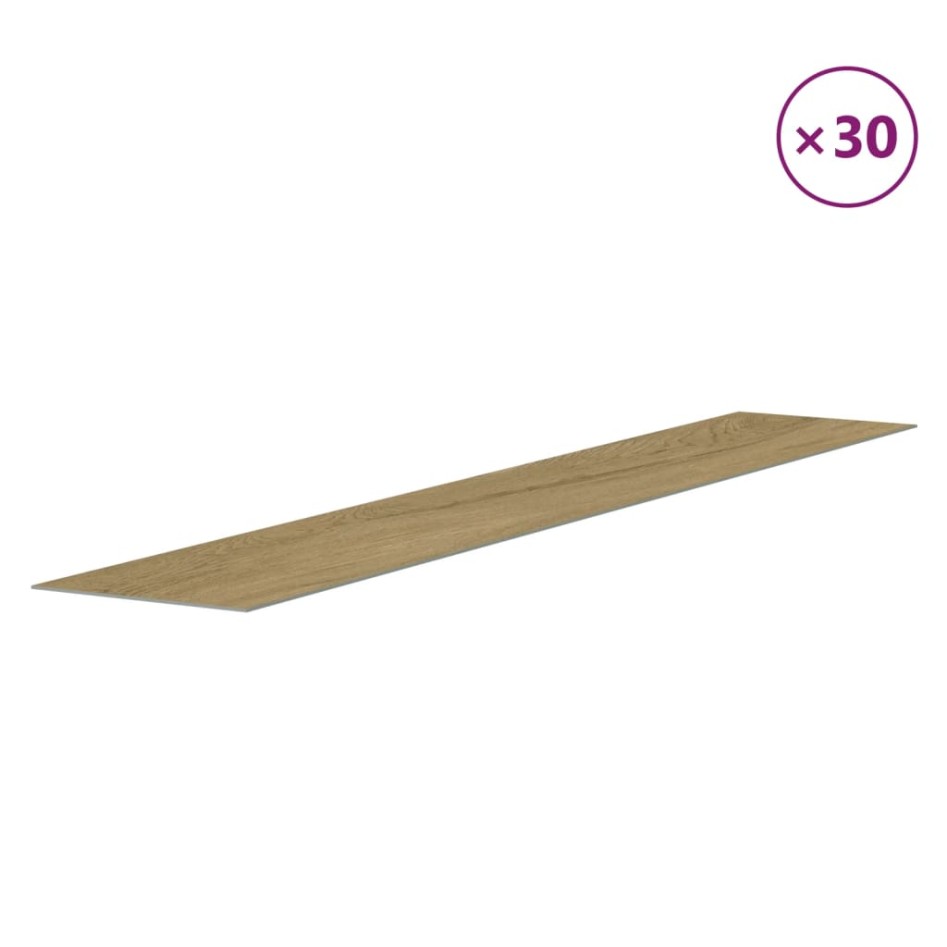 Paneles de pared con aspecto de madera PVC marrón 4,12