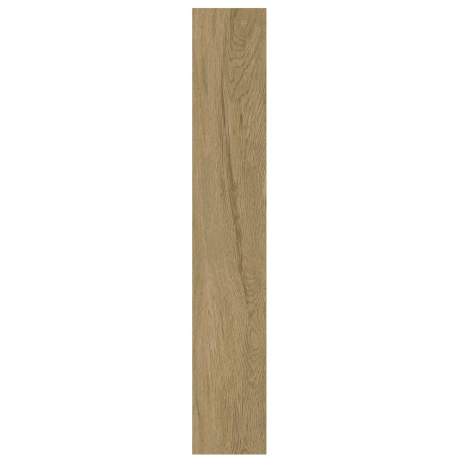 Paneles de pared con aspecto de madera PVC marrón 4,12