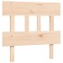 Estructura de cama con cabecero madera maciza 90x200