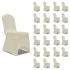 Funda de silla elástica color crema 24