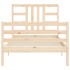 Estructura de cama con cabecero madera
