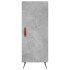Aparador de madera contrachapada gris hormigón 34,5x34x180