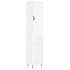 Aparador alto madera contrachapada blanco 34,5x34x180