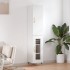 Aparador alto madera contrachapada blanco 34,5x34x180