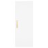 Aparador alto madera contrachapada blanco 34,5x34x180