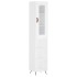 Aparador alto madera contrachapada blanco 34,5x34x180