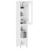 Aparador alto madera contrachapada blanco 34,5x34x180