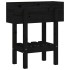 Jardinera madera maciza de pino negro 62x30x69