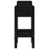 Jardinera madera maciza de pino negro 62x30x69